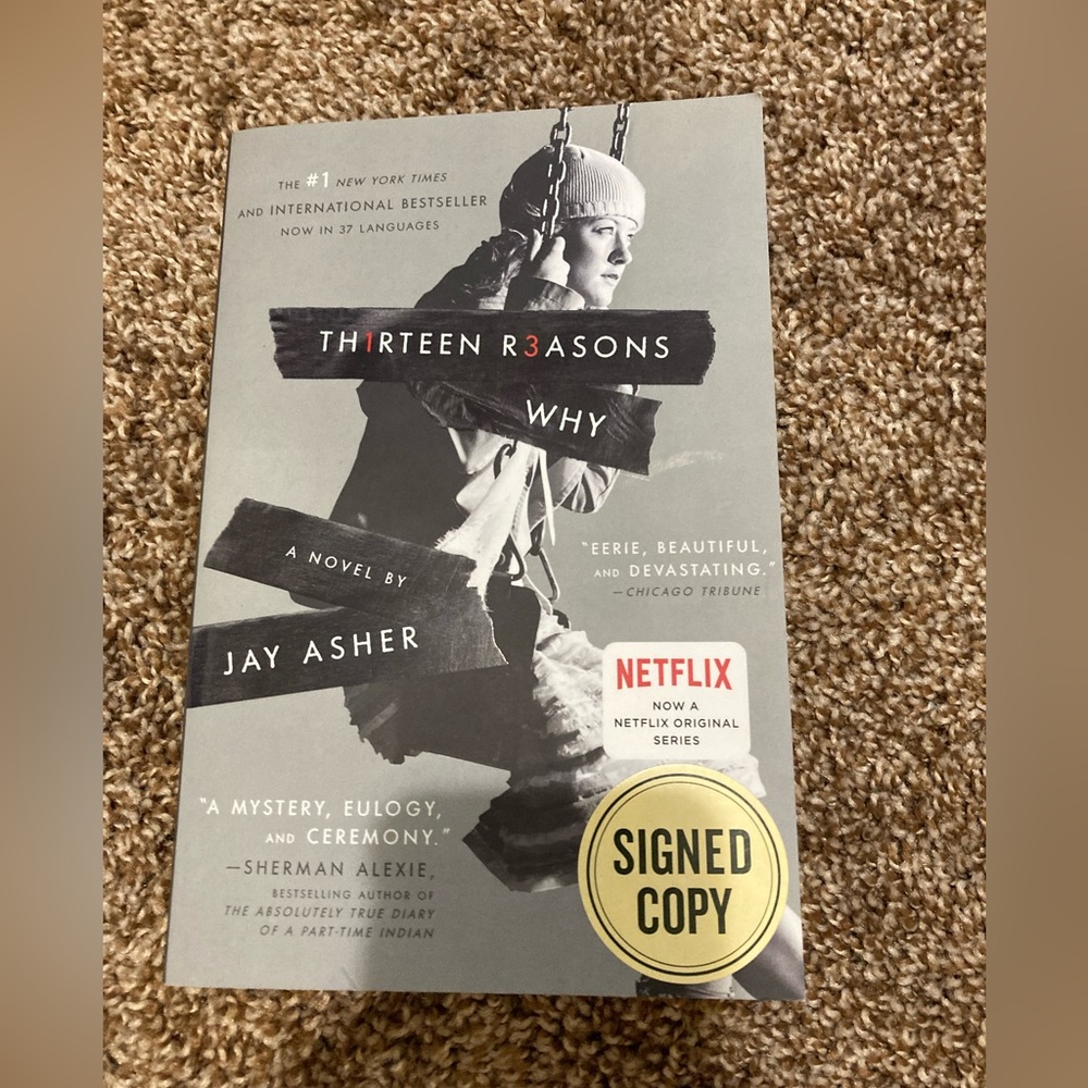 13 Reasons Why Book by:Jay Asher